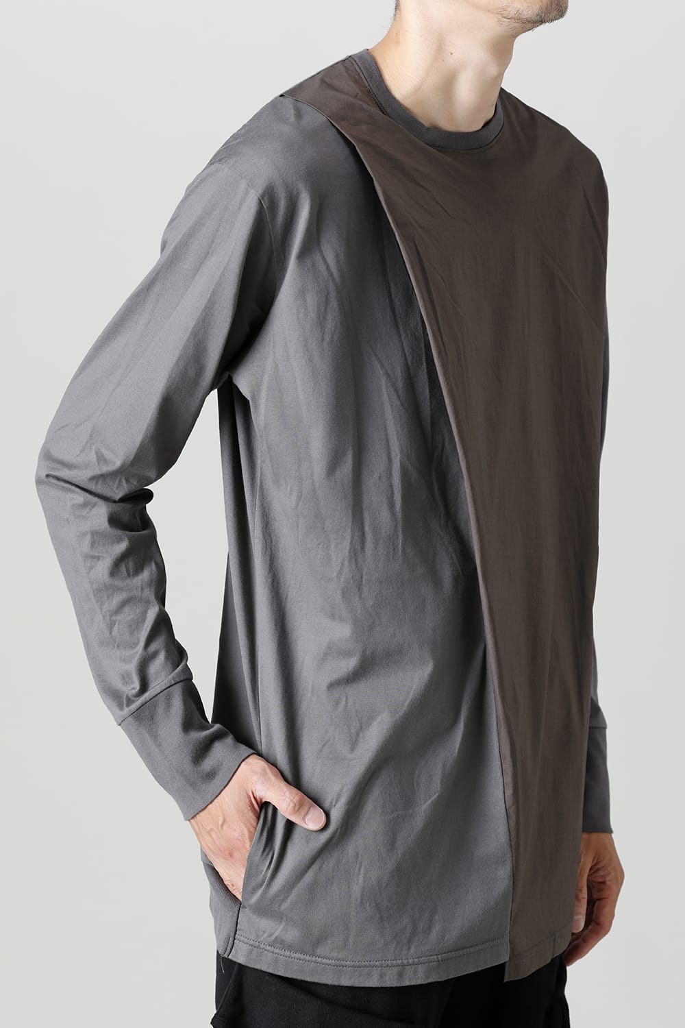 Cross Jersey L/S Selenium Gray