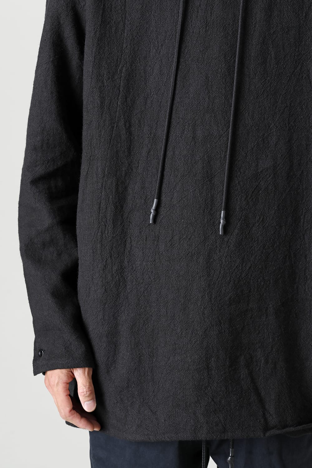 Solid Hoodie Graphite Black