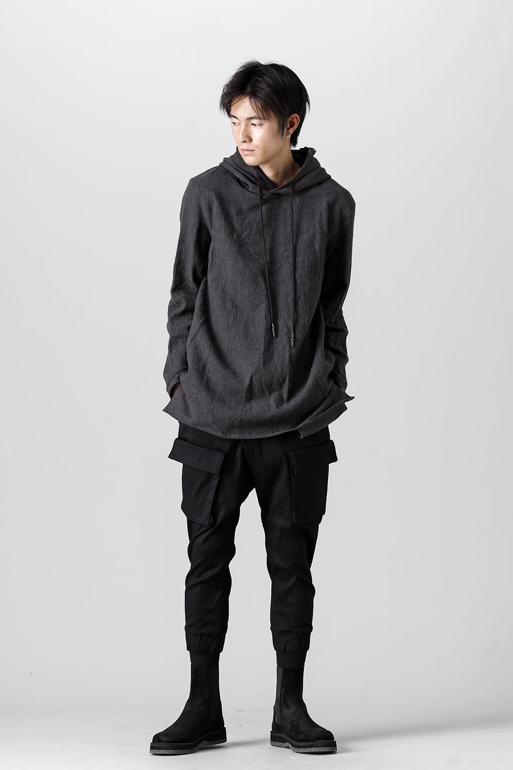 Solid Hoodie Graphite Gray