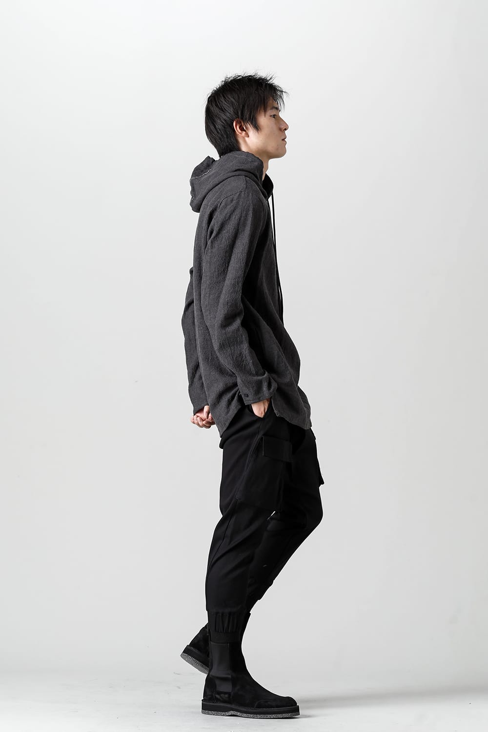 Solid Hoodie Graphite Gray