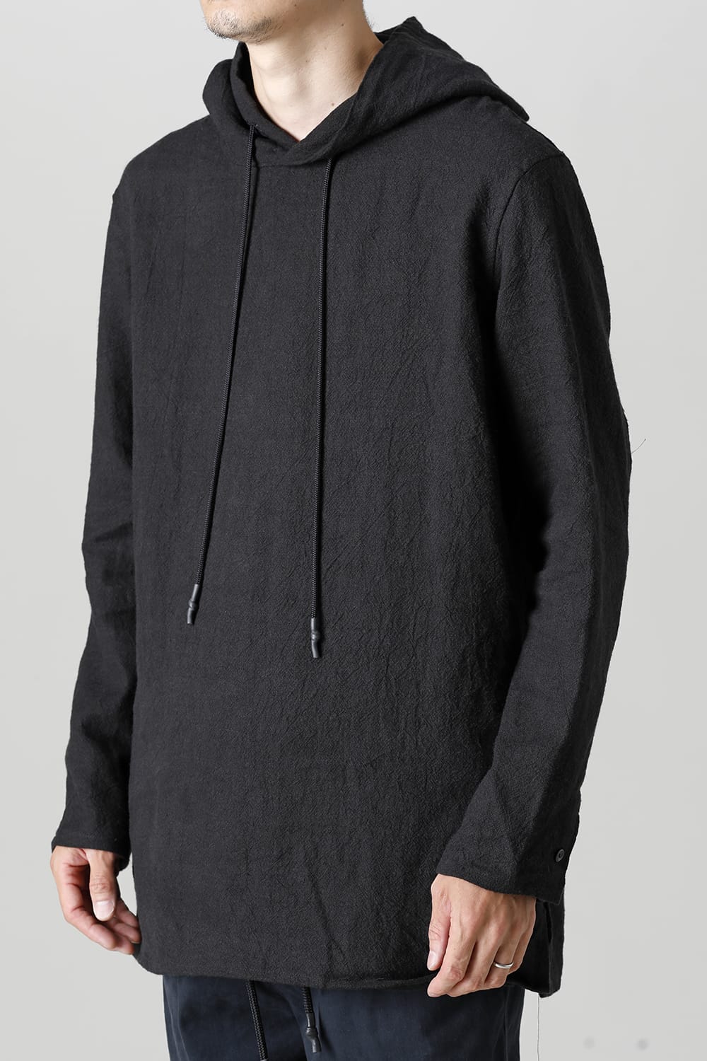 Solid Hoodie Graphite Black