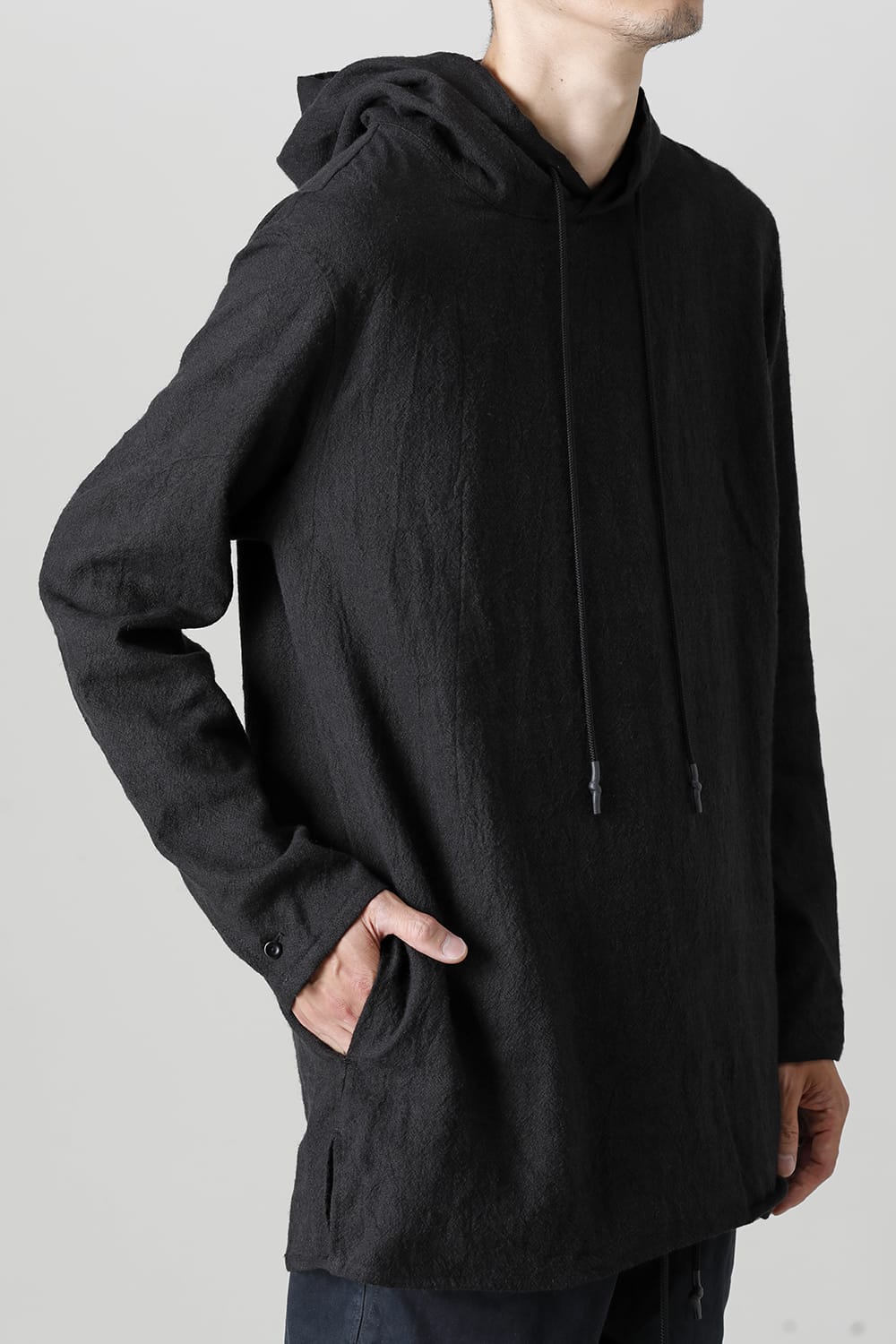 Solid Hoodie Graphite Black