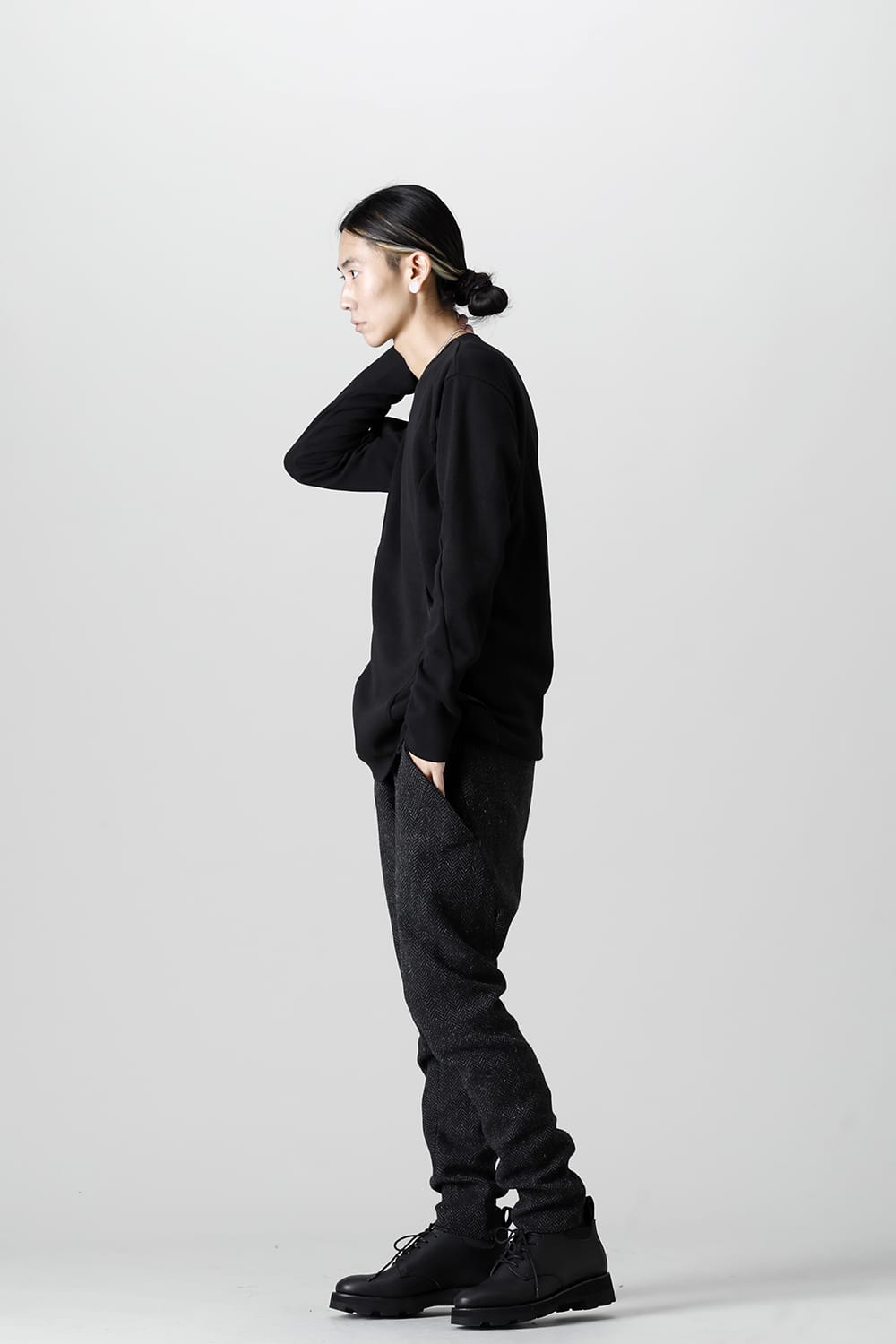 Solid Wool Jersey T.Black