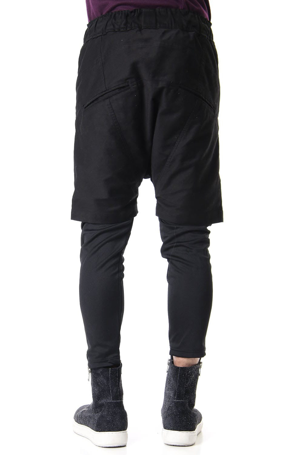 LAYERED SARROUEL PANTS