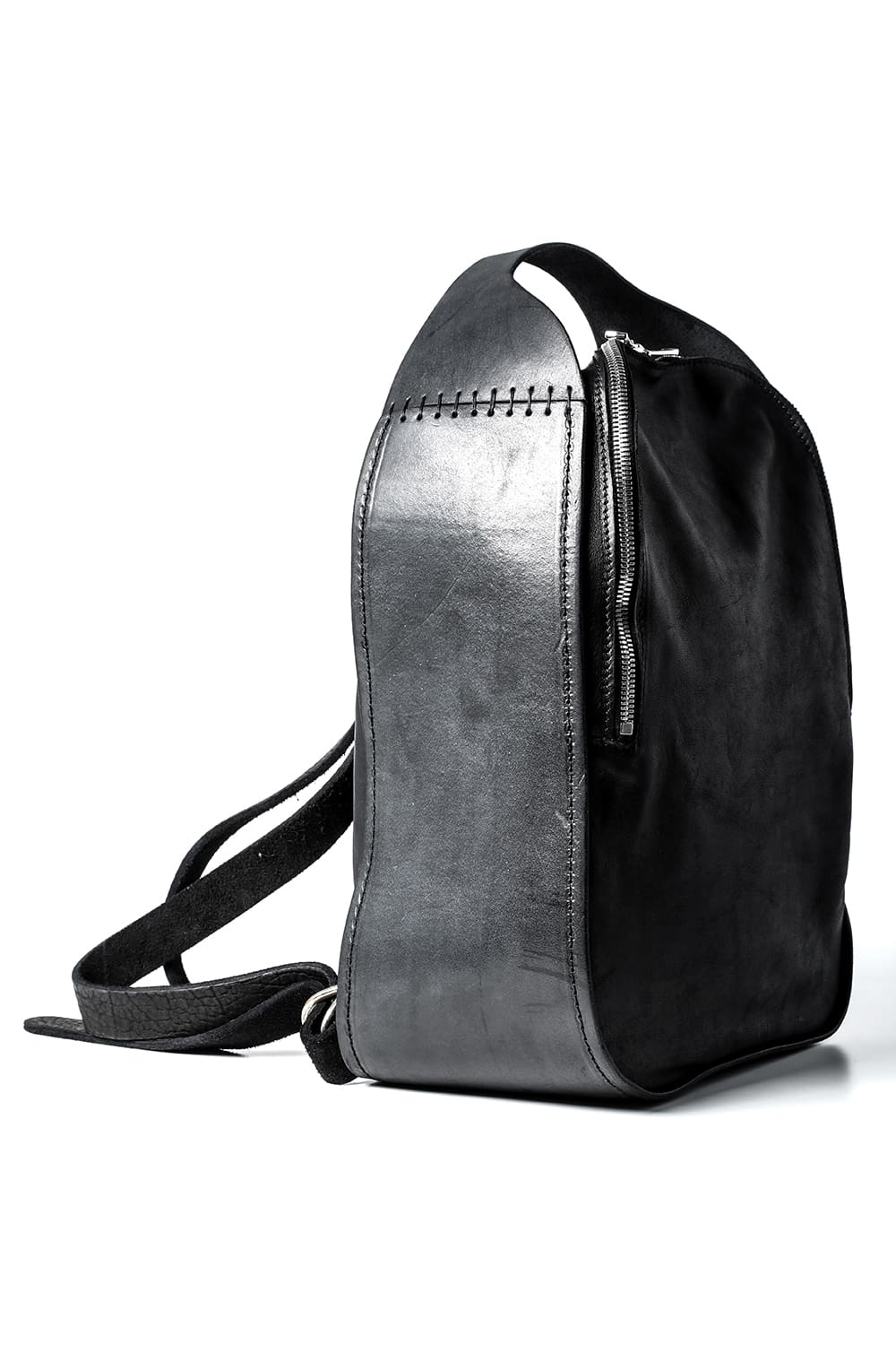 Medium Leather Back Pack - Soft Horse Full Grain Leather - RD03