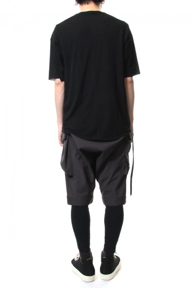 Strong textured T-shirt Black