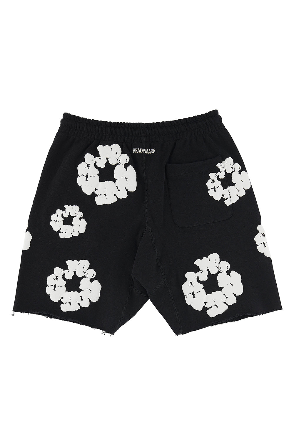 READYMADE × DENIM TEARS COTTON WREATH Sweat shorts Black - RE-DT-BK-00-00-17