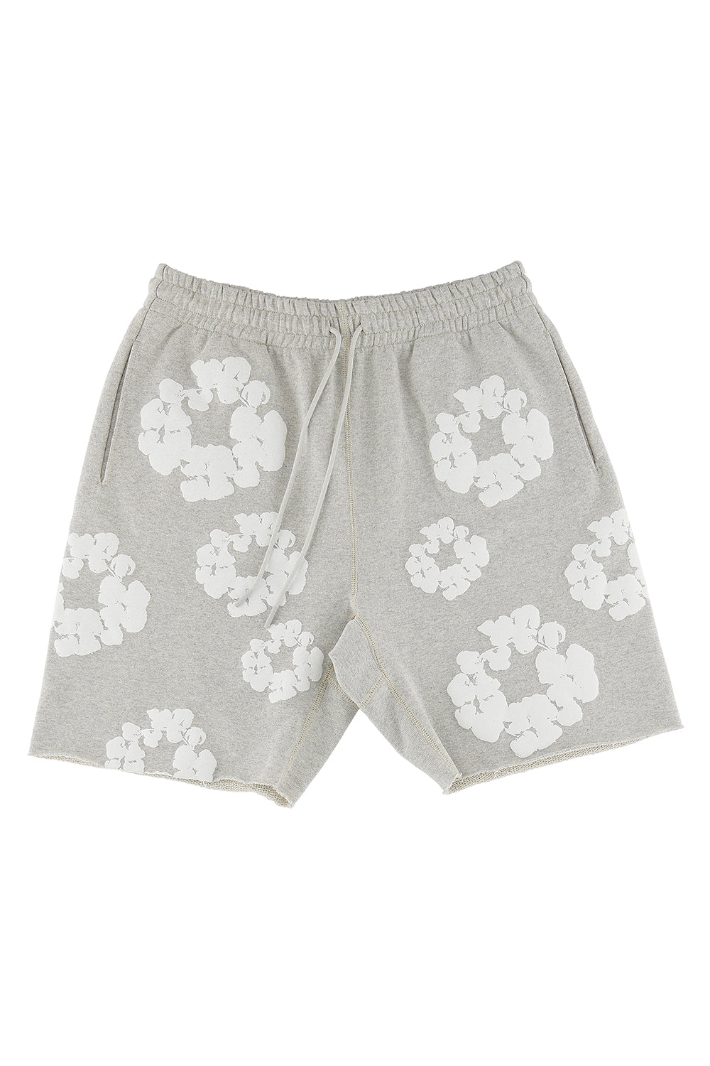 READYMADE × DENIM TEARS COTTON WREATH Sweat shorts Gray - RE-DT-GY-00-00-17