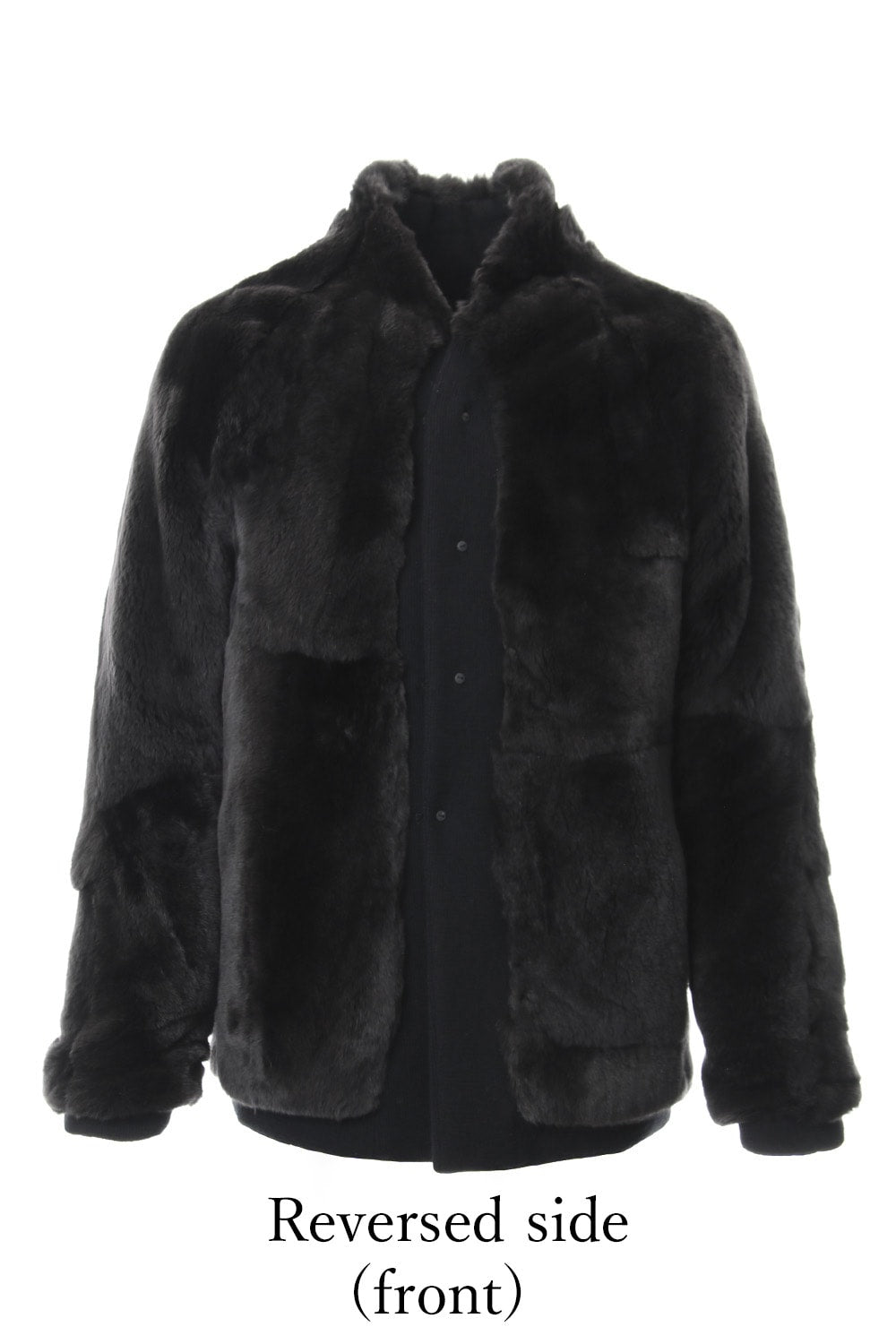 FASCNATE Limited Coat Winton Wool / Cashmere & Rex Rabbit Fur