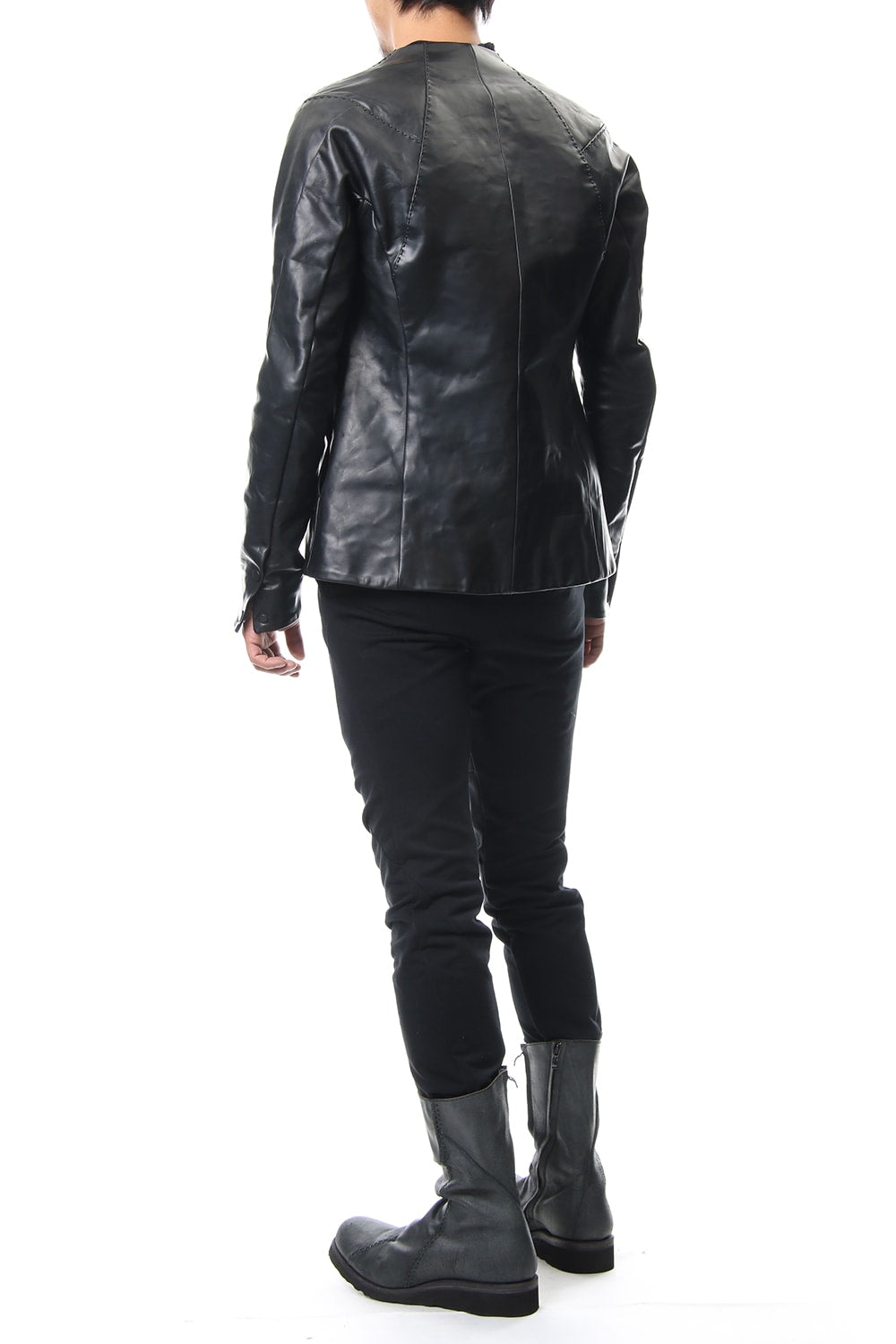 Long Boots Reverse Calf Leather (GUIDI)