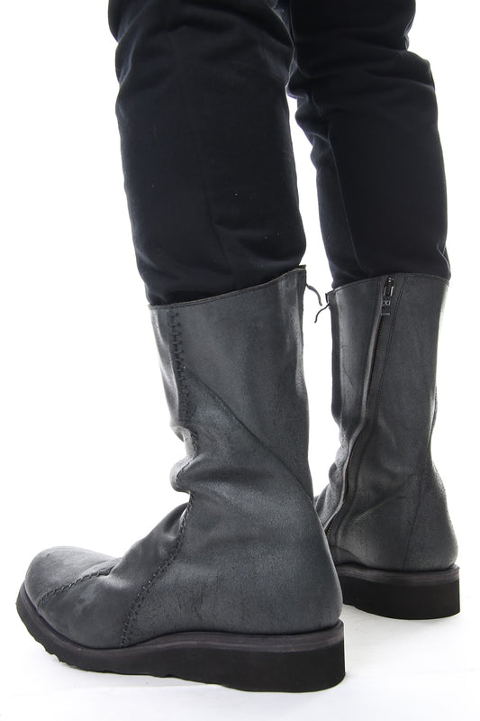 Long Boots Reverse Calf Leather (GUIDI)