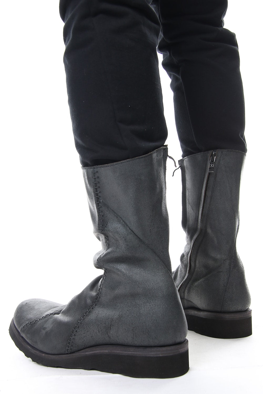 Long Boots Reverse Calf Leather (GUIDI)
