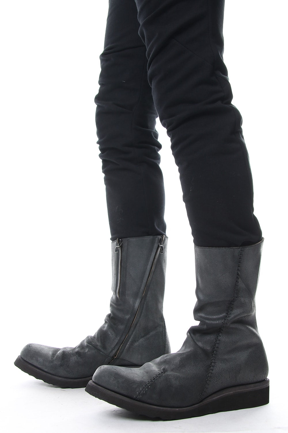 Long Boots Reverse Calf Leather (GUIDI)