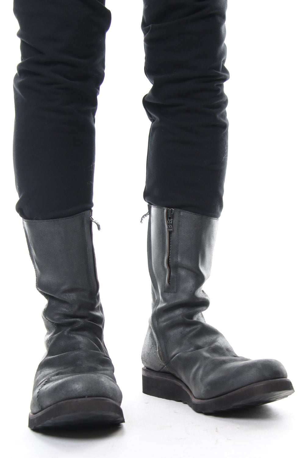 Long Boots Reverse Calf Leather (GUIDI)