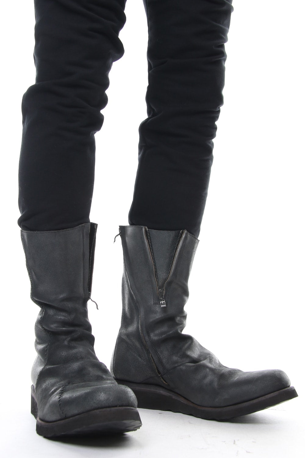 Long Boots Reverse Calf Leather (GUIDI)