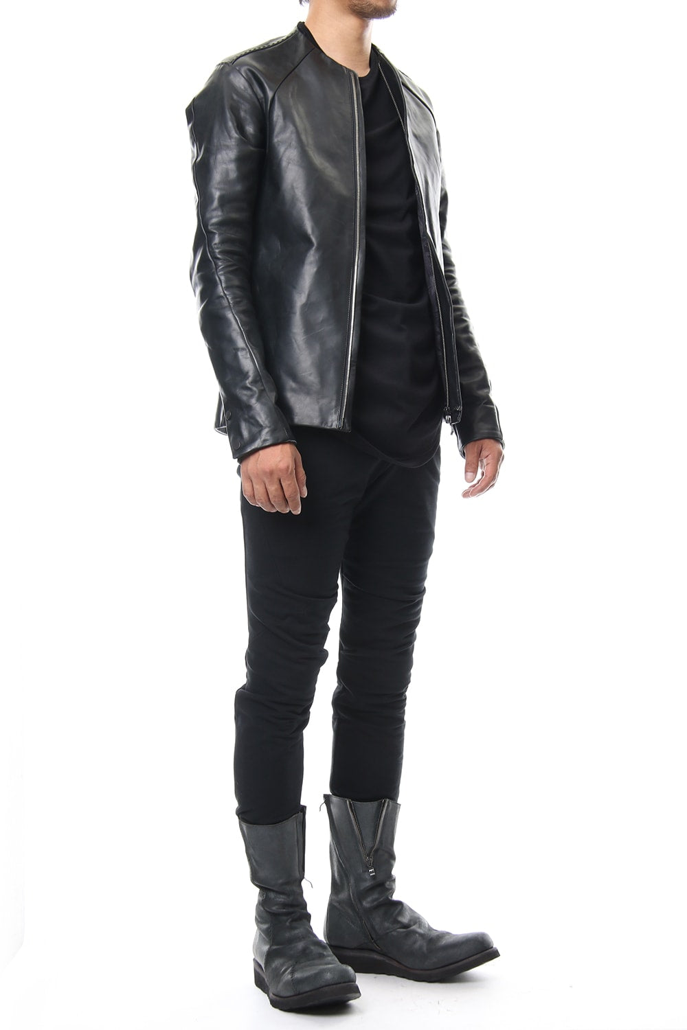 Long Boots Reverse Calf Leather (GUIDI)