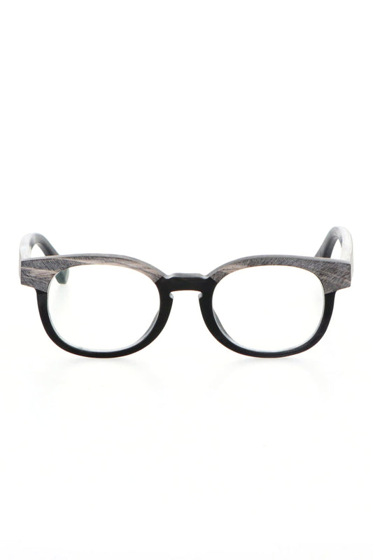 RG0002 Genuine Horn Black&White Sanjuro Clear Lens