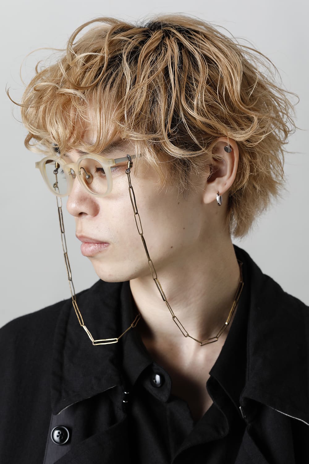 RG0093 Genuine Horn Amber Clear Lens