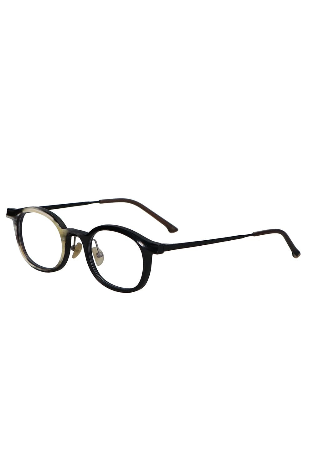 RG0093 Genuine Horn Black&White Clear Lens
