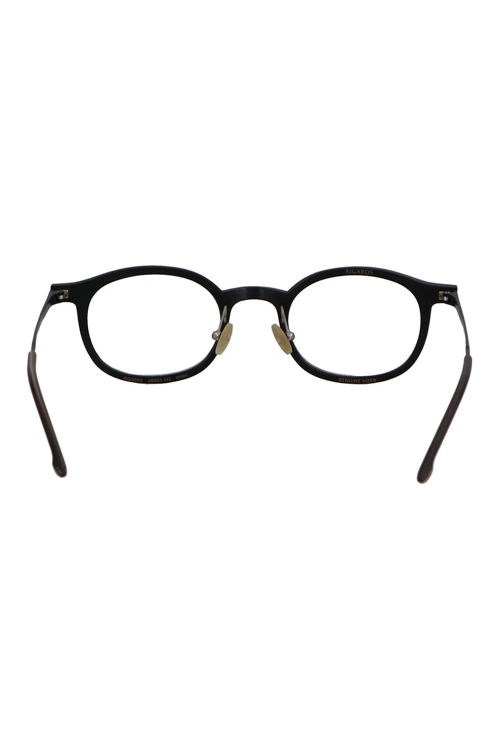 RG0093 Genuine Horn Black&White Clear Lens