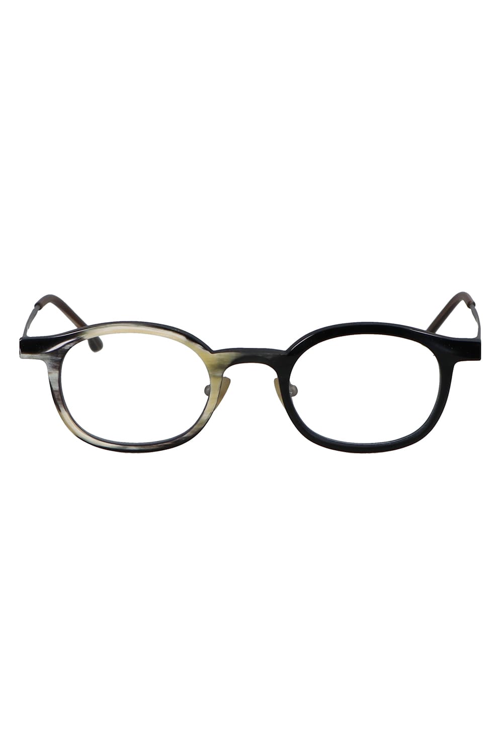RG0093 Genuine Horn Black&White Clear Lens