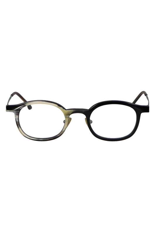 RG0093 Genuine Horn Black&White Clear Lens