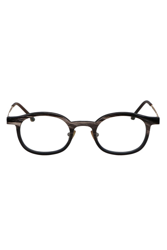 RG0093 Genuine Horn Uni Black&White Clear Lens