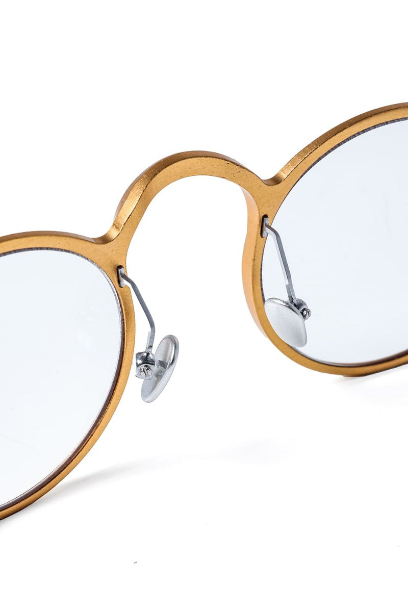 RG0098AL / GOLD (FRAME) × CLEAR (LENS)