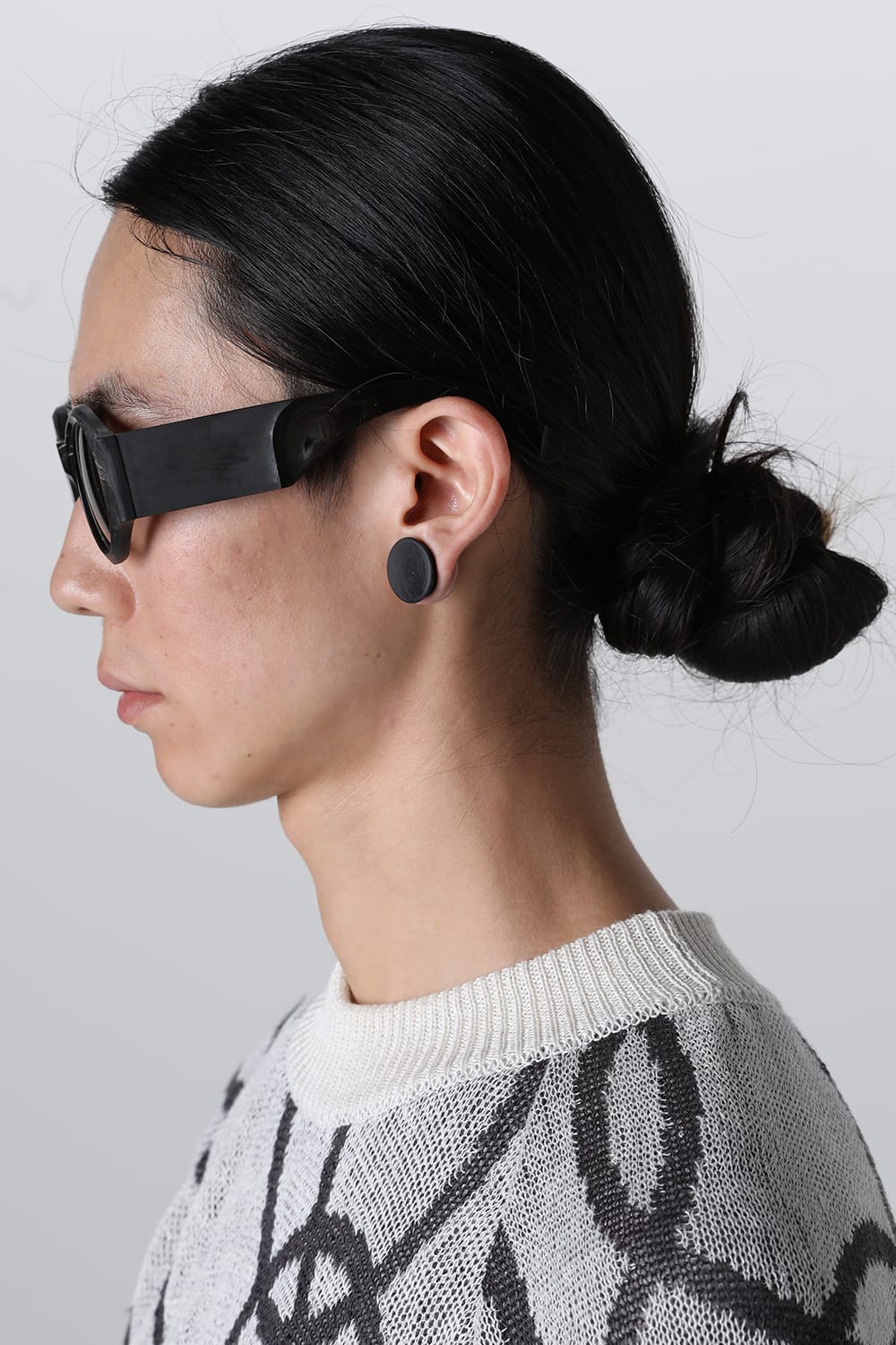 RG00UW16 / Uni Black & White × Dark Grey