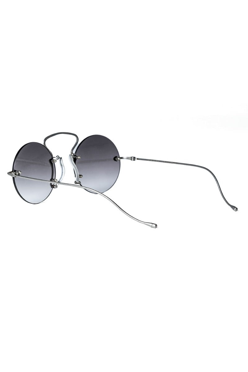 RG00UW9 PINCE-NEZ Round UMA WANG x RIGARDS VINTAGE SILVER / LIGHT GRAY