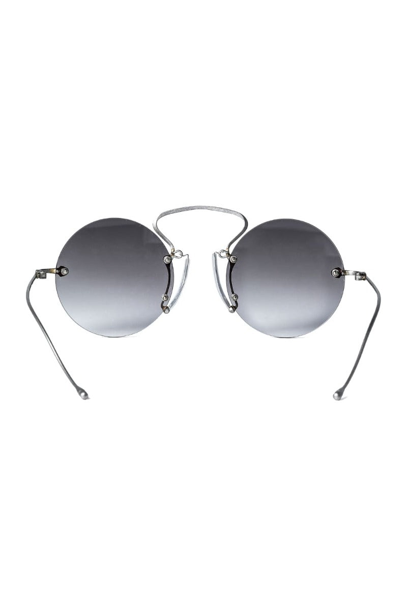 RG00UW9 PINCE-NEZ Round UMA WANG x RIGARDS VINTAGE SILVER / LIGHT GRAY