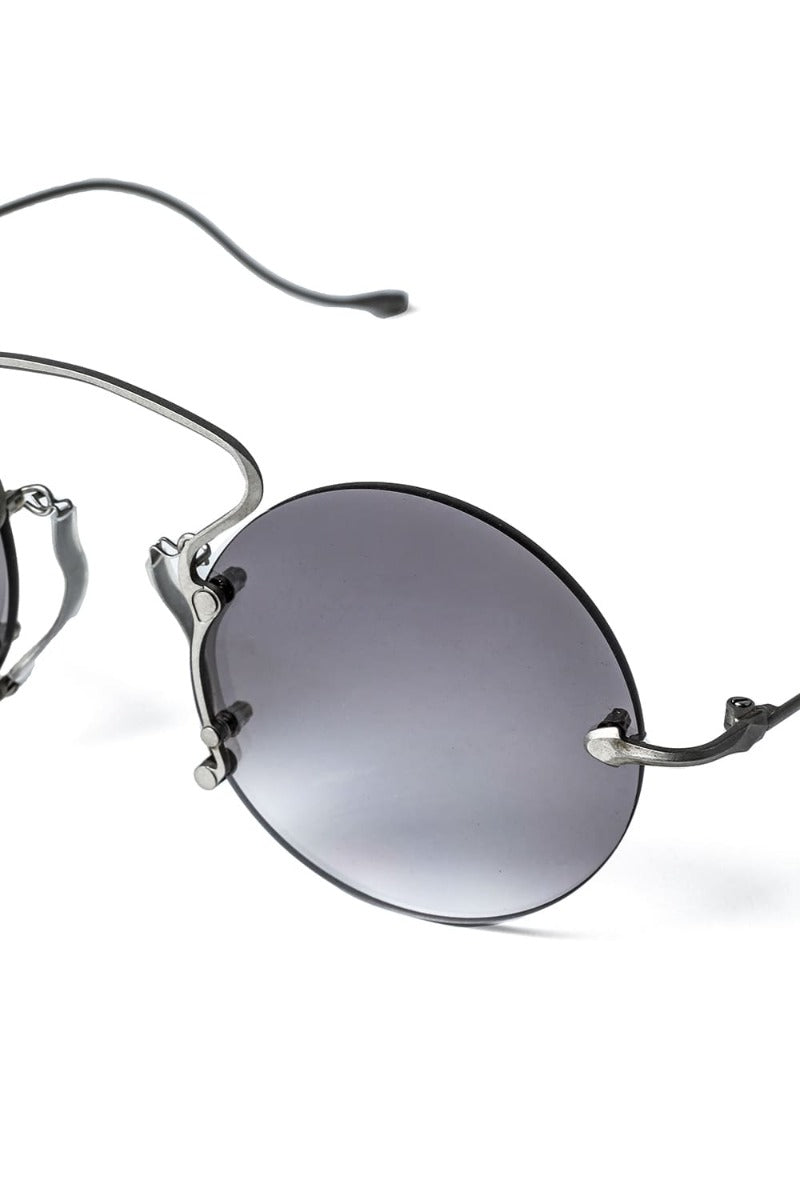 RG00UW9 PINCE-NEZ Round UMA WANG x RIGARDS VINTAGE SILVER / LIGHT GRAY