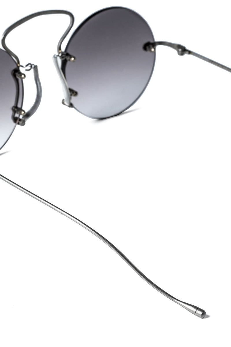 RG00UW9 PINCE-NEZ Round UMA WANG x RIGARDS VINTAGE SILVER / LIGHT GRAY