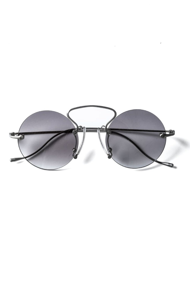 RG00UW9 PINCE-NEZ Round UMA WANG x RIGARDS VINTAGE SILVER / LIGHT GRAY