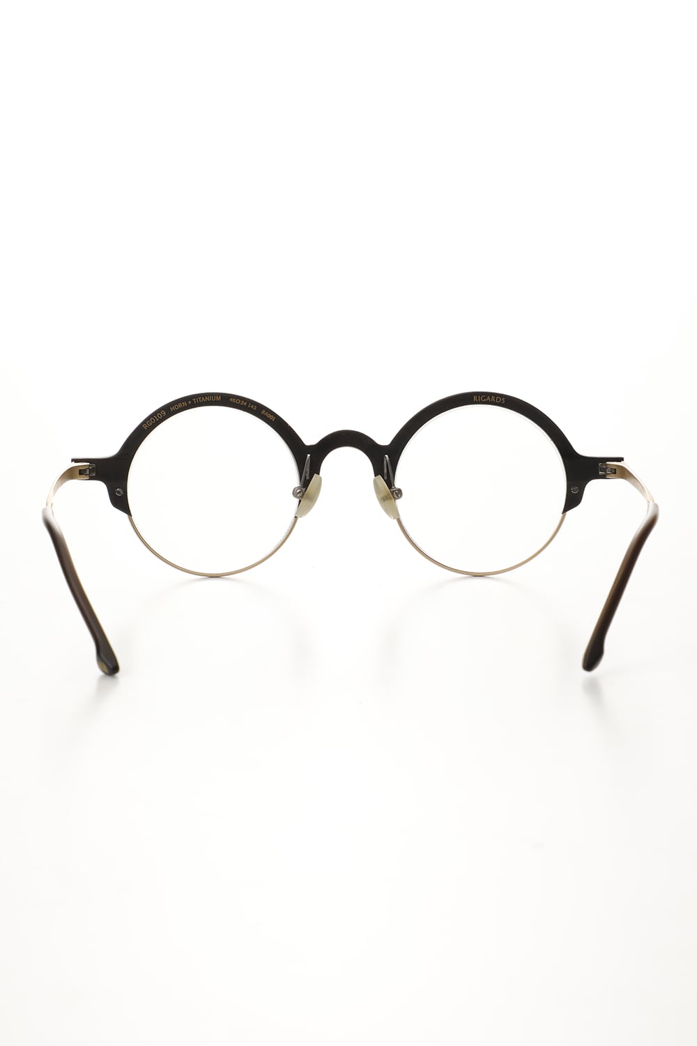 RG0109 Horn Flame Round sunglasses