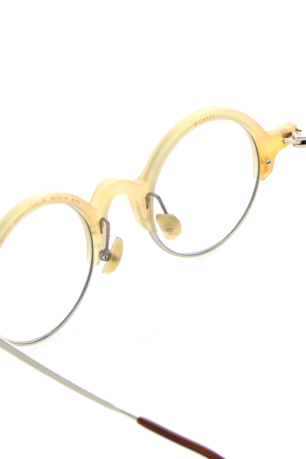 RG0109 Genuine Horn Amber Clear Lens