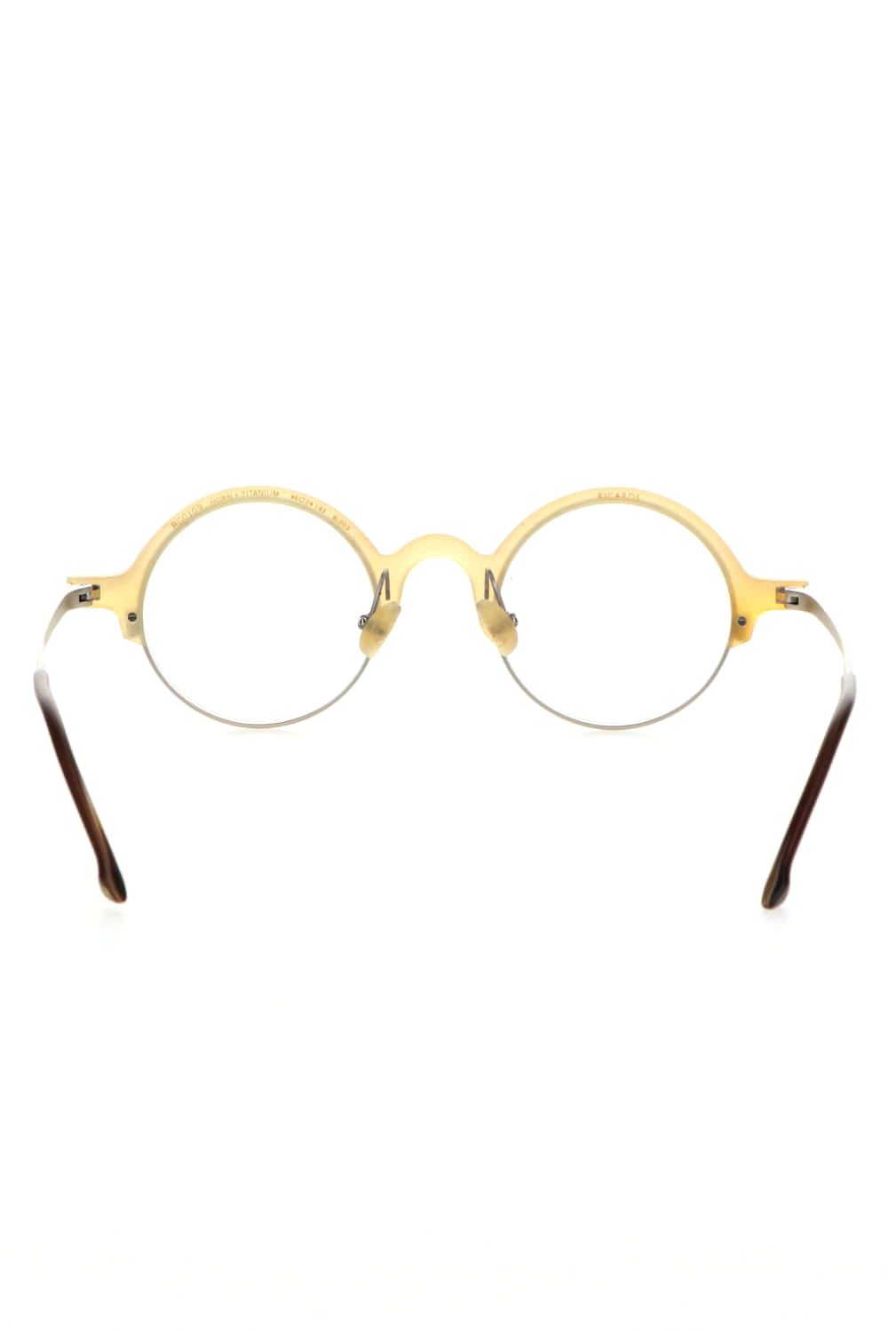 RG0109 Genuine Horn Amber Clear Lens