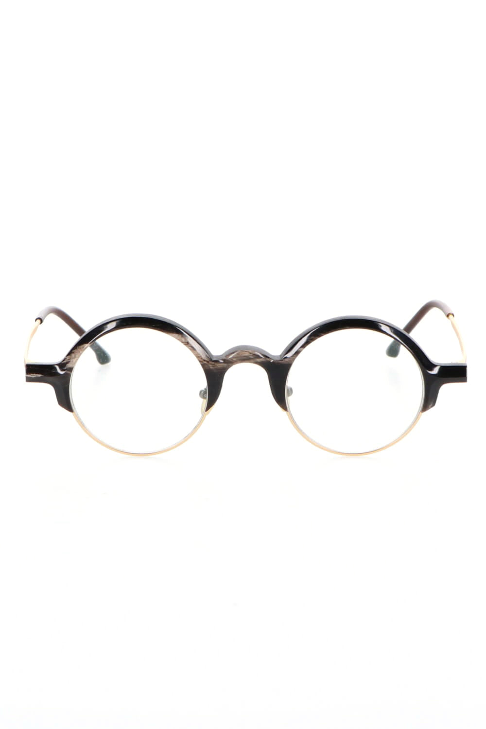RG0109 Genuine Horn Black&White Clear Lens