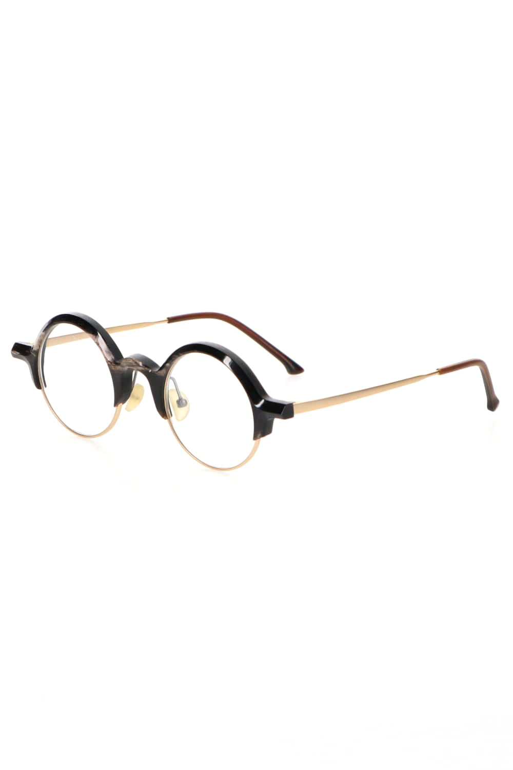 RG0109 Genuine Horn Black&White Clear Lens
