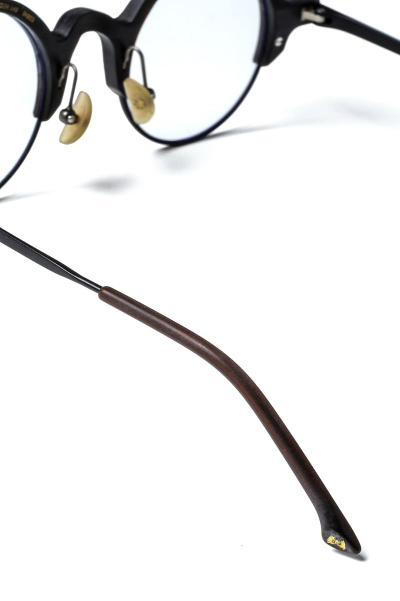 RG0109 Genuine Horn Uni Black&White Clear Lens