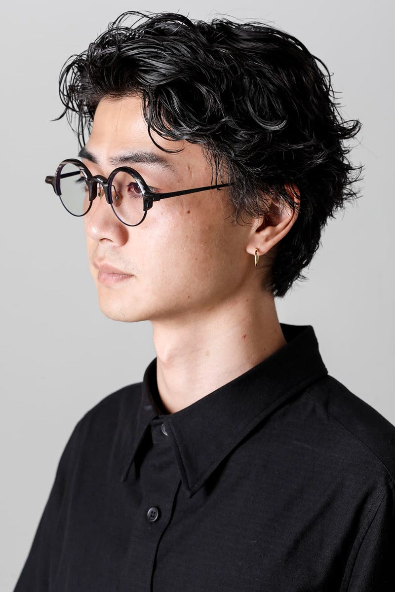 RG0109 Genuine Horn Uni Black&White Clear Lens