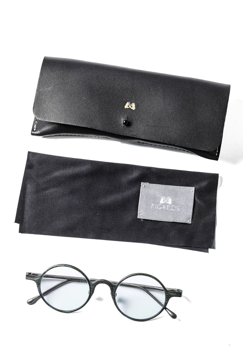 RG0111CU / JADE x CLEAR LENS (HAND HAMMERED)