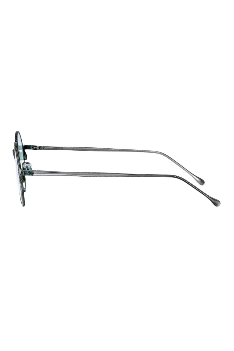 RG0111CU / JADE x CLEAR LENS (HAND HAMMERED)