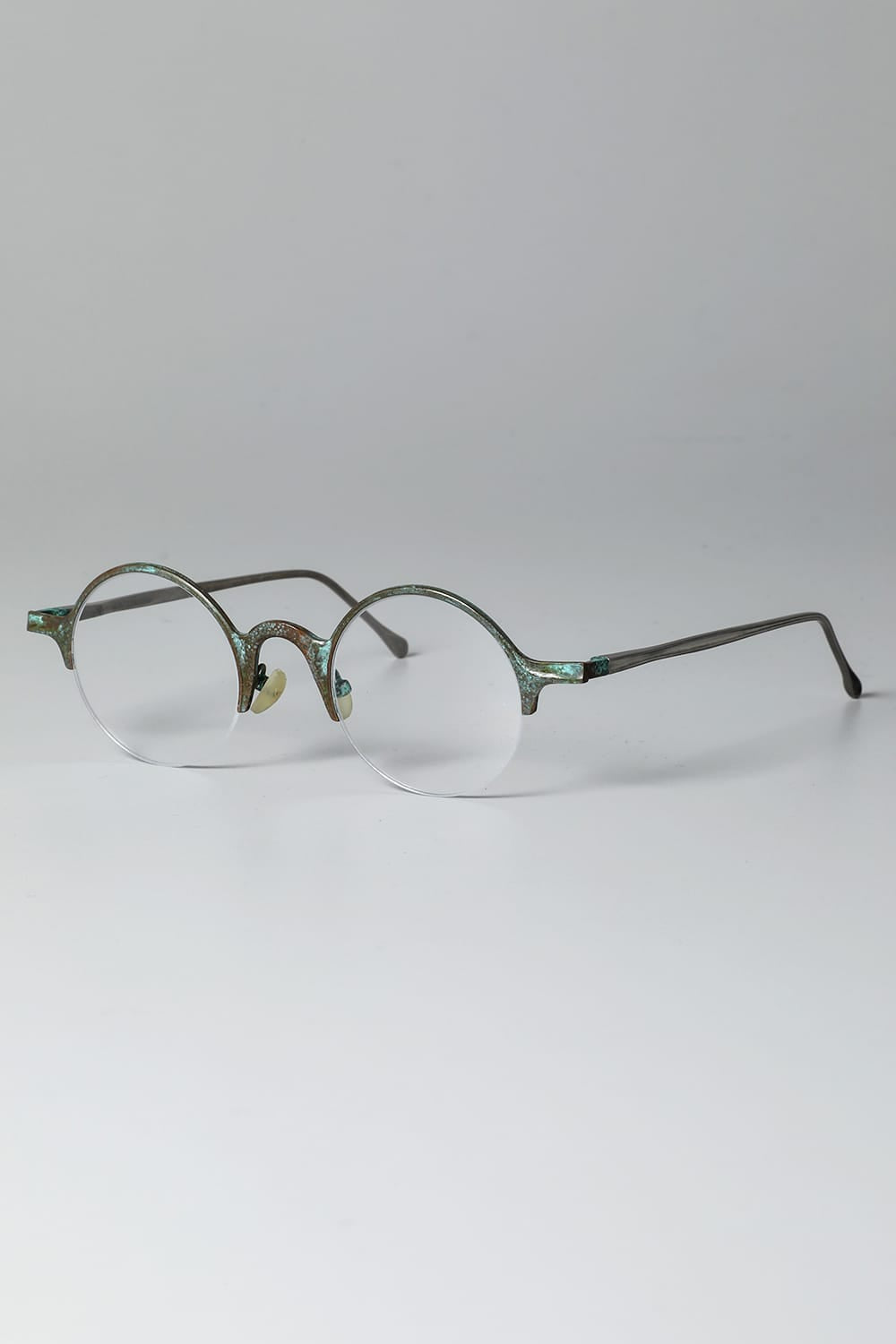 RG0131CU VINTAGE JADE / CLEAR - HAND HAMMERED