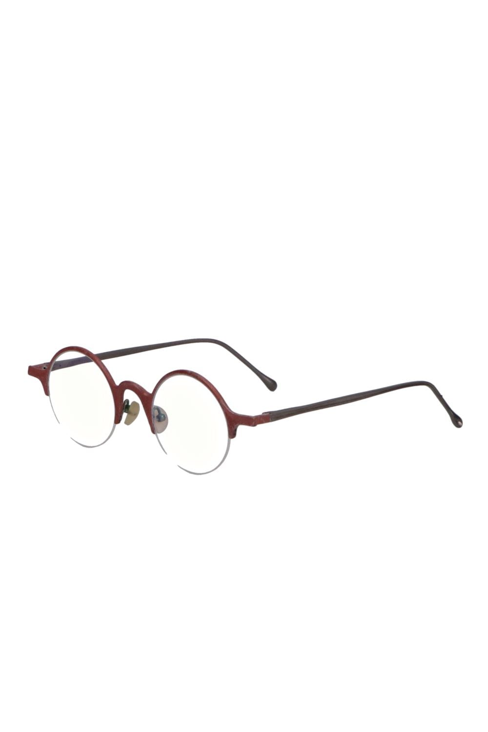 RG0131CU-RUST RED Round sunglasses A