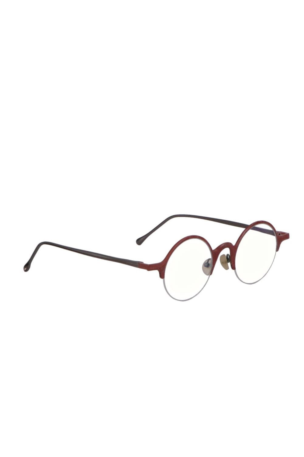 RG0131CU-RUST RED Round sunglasses A
