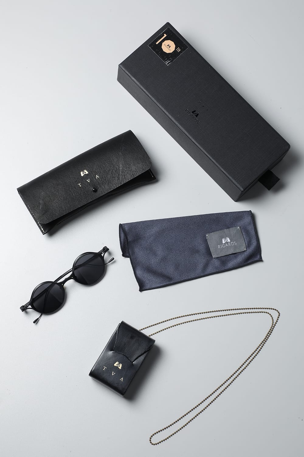 RIGARDS 10th Anniversary collaboration sunglasses BLACK / BLACK