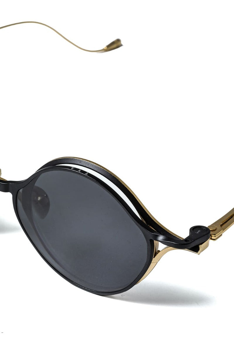 RIGARDS 10th Anniversary collaboration sunglasses GOLD+BLACK / BLACK