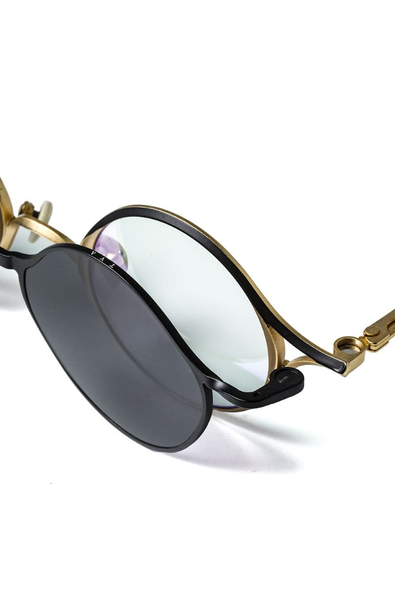 RIGARDS 10th Anniversary collaboration sunglasses GOLD+BLACK / BLACK