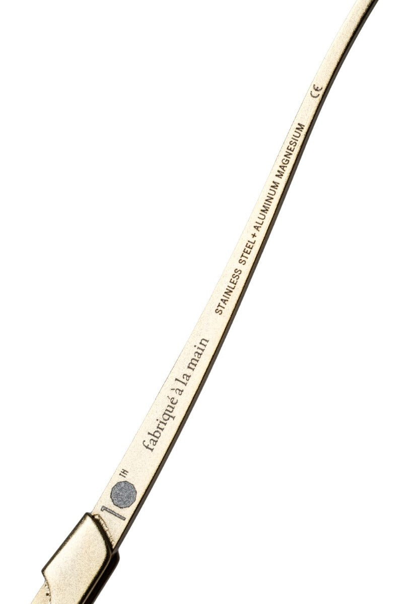 RIGARDS 10th Anniversary collaboration sunglasses GOLD+BLACK / BLACK